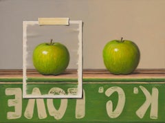MI ARTE - Humor / Manzana / Tradiciones Artísticas / Naturaleza Muerta / Trompe l'Oeil / Pequeño