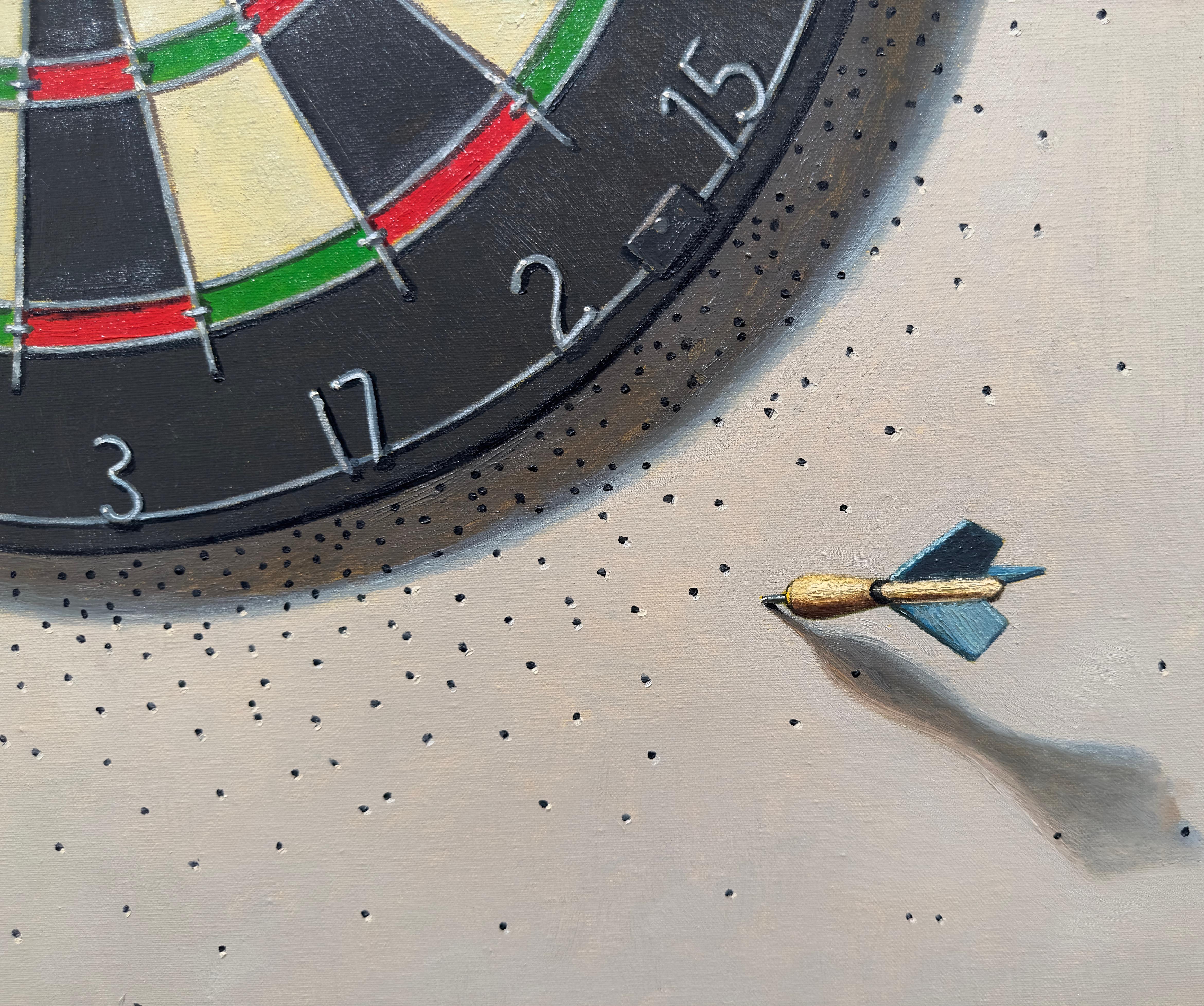 OUT OF PRACTICE - Trompe L'oeil / Contemporary Realism / Dartboard / Games For Sale 2