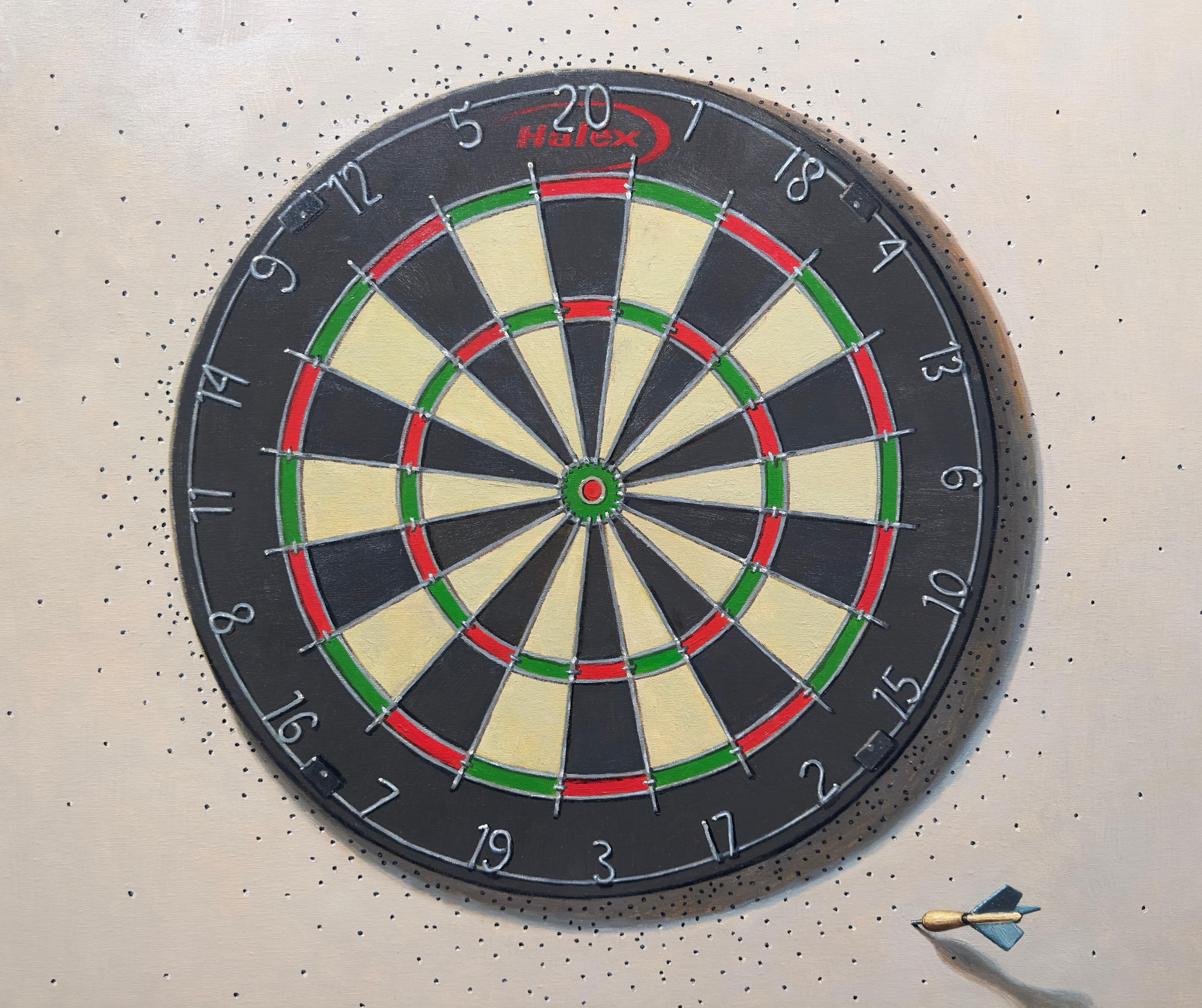 OUT OF PRACTICE - Trompe L'oeil / Contemporary Realism / Dartboard / Games For Sale 4