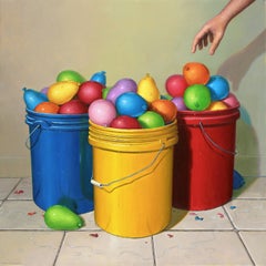 READY - Realism / Oil Painting / Contemporary / Humor / Balloons
