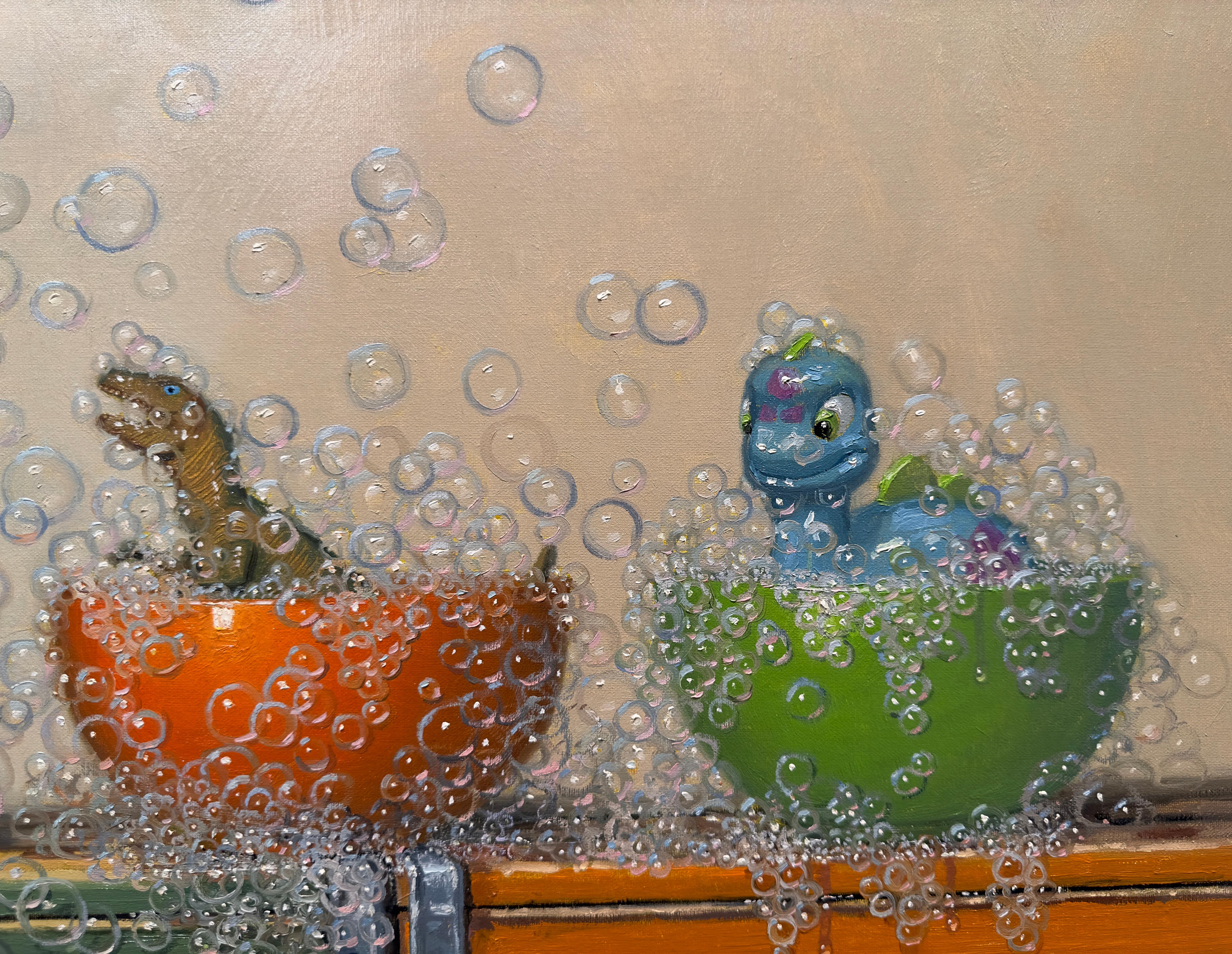 SPA DAY - Realism / Still Life / Humor / Dinosaurs / Bubbles / Children's Toys For Sale 1