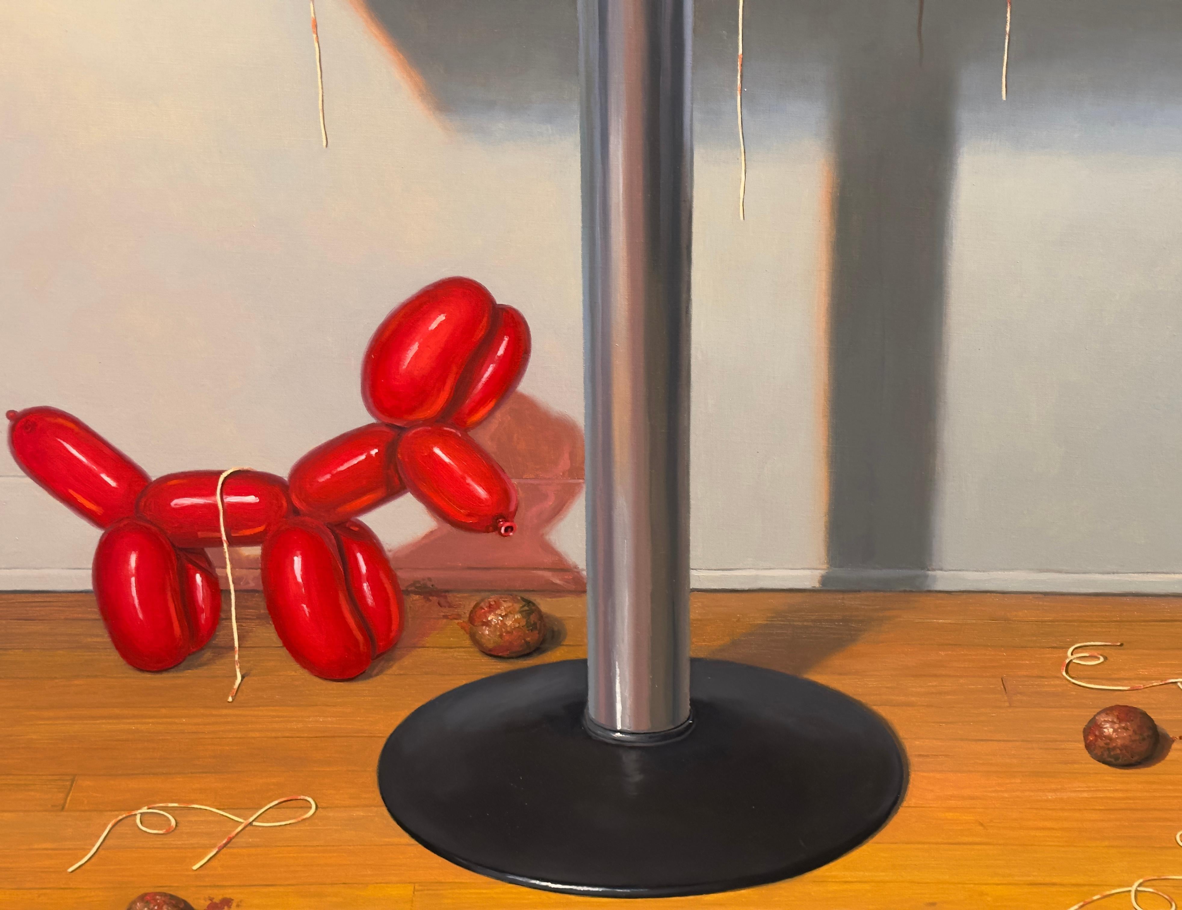 Original Oil Painting by Robert C. Jackson. 

Robert C. Jackson (b. 1964, Kinston, NC) began his career path as an electrical engineer before turning his passionate hobby into a full-time profession as a contemporary still life artist. Jackson