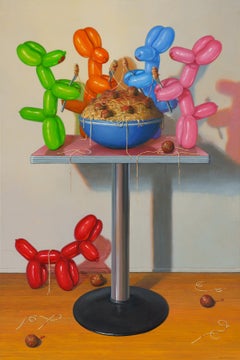 SPAGHETTI - Humor en la Naturaleza Muerta / Realismo / Perros Globo / Food Art