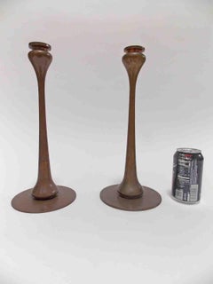 Robert Jarvie - Bougeoirs Kappa en bronze