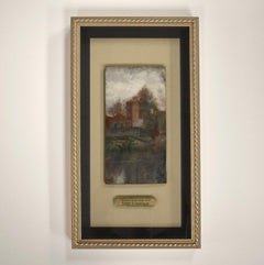 "OLD MILL ON SAN ANTONIO RIVER" TEXAS FRAMED