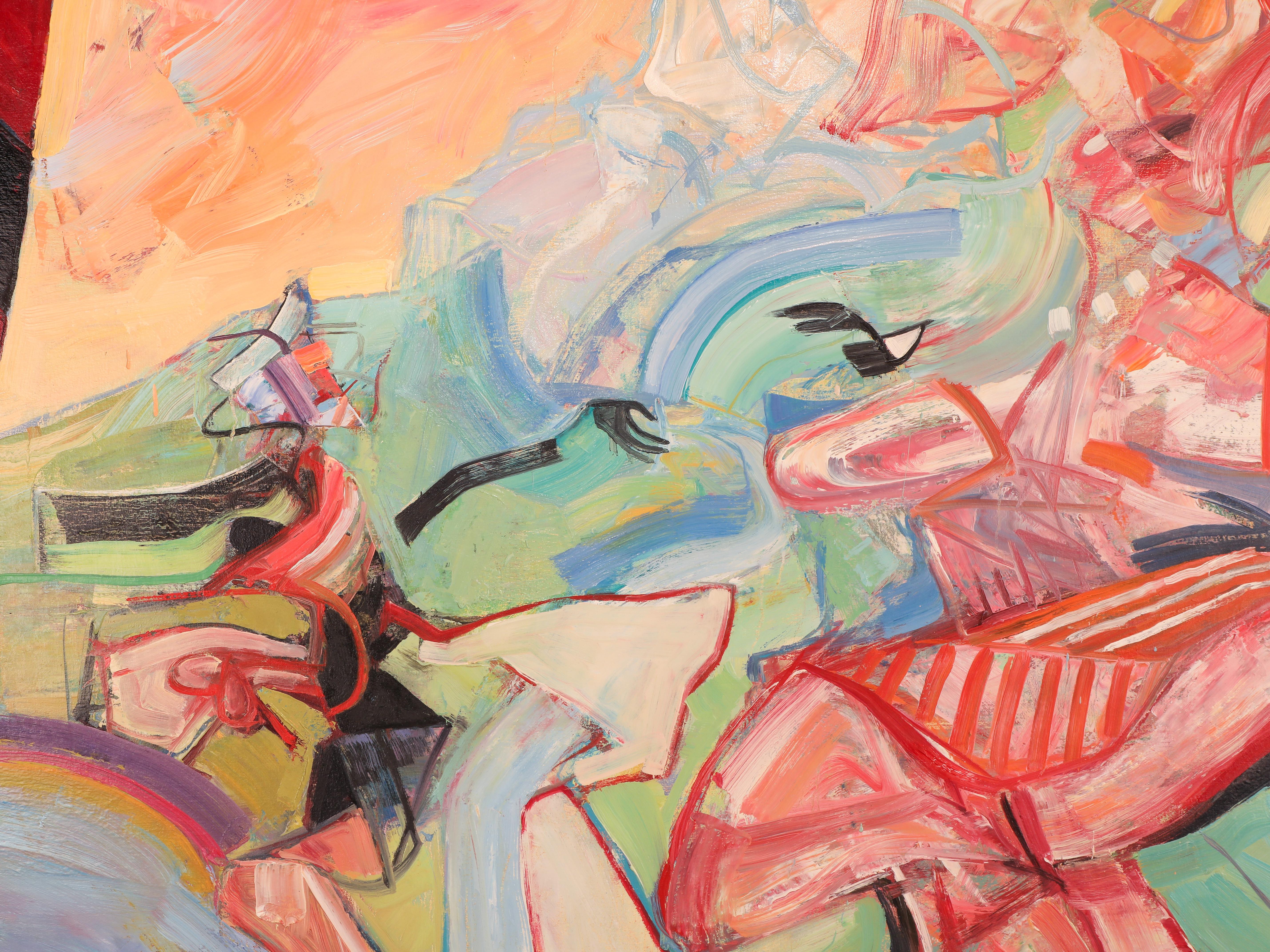 Un marinaio torna a casa dal mare - Painting di Robert Jessup