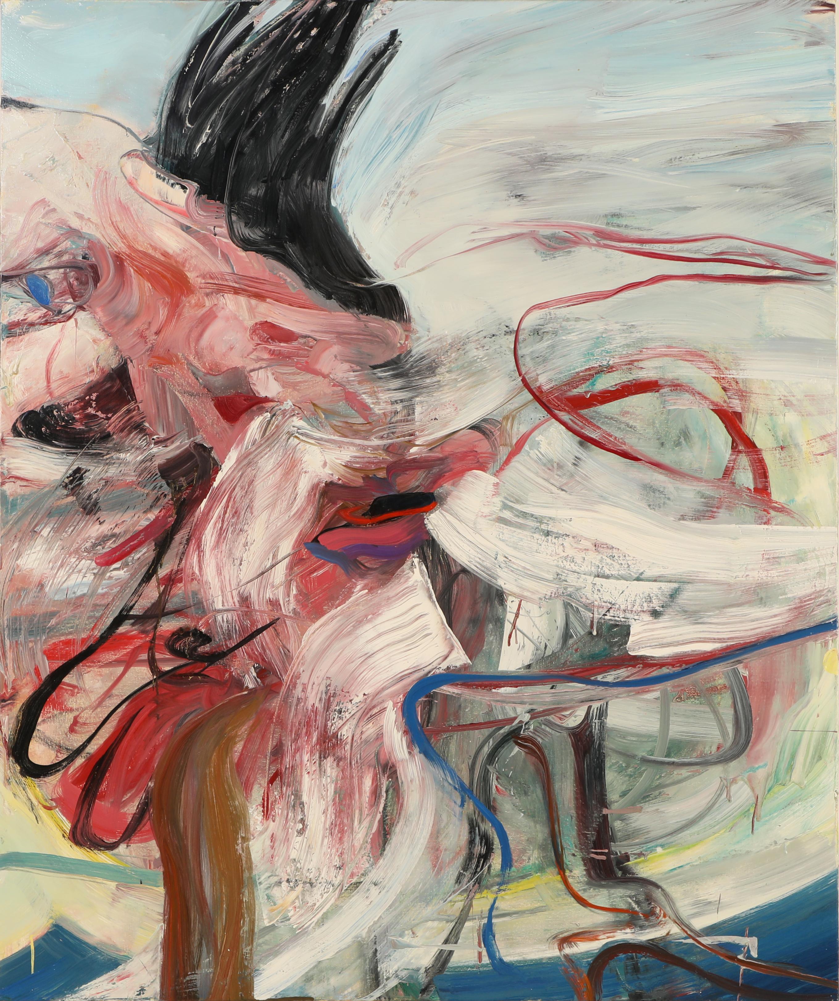 Figurative Painting di Robert Jessup - Antenato Aloysius (Horn)
