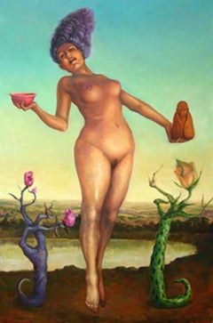 Betty con cuenco y Buda, 2005