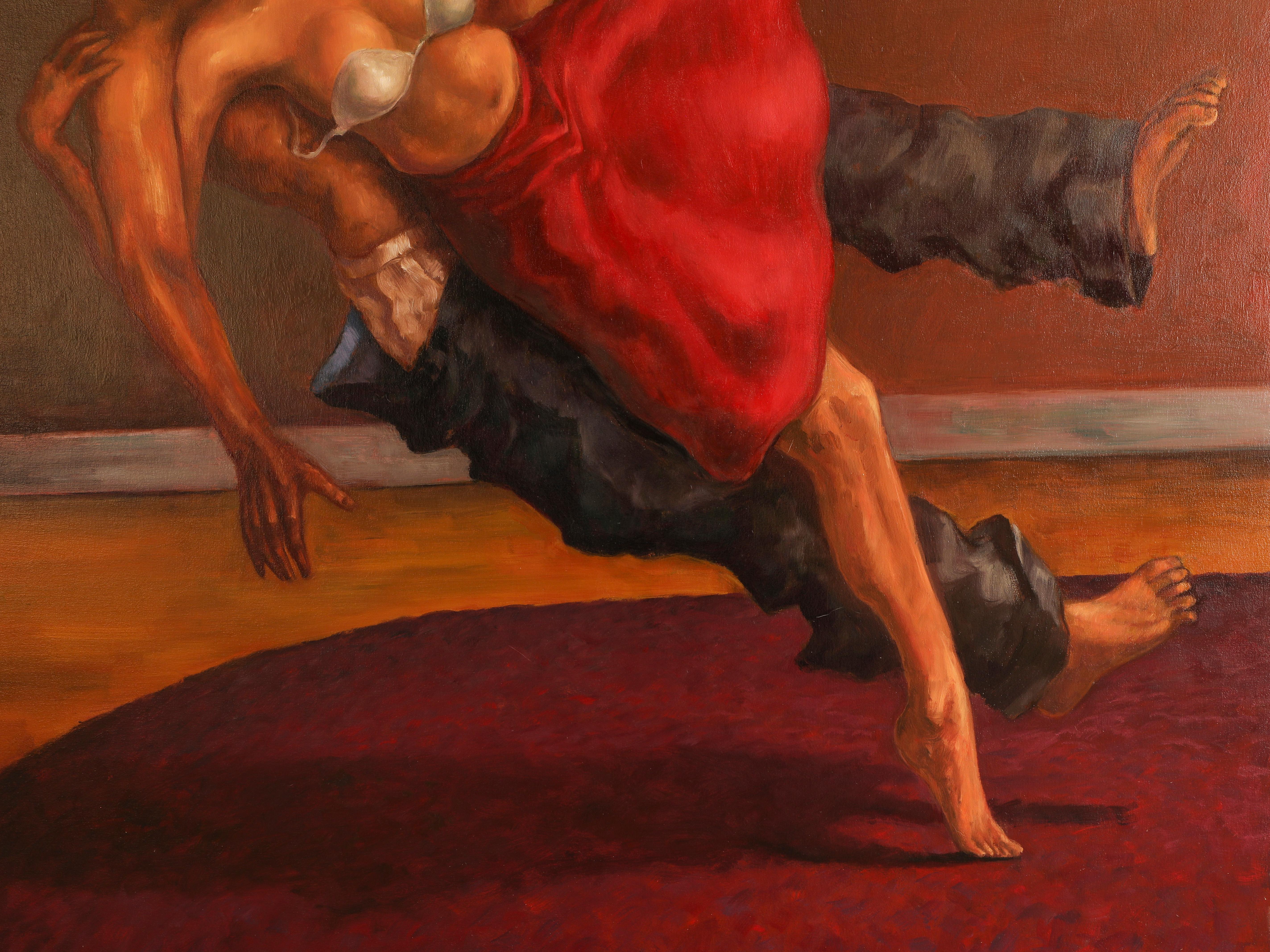 Coppia che cade, 2006 - Painting di Robert Jessup