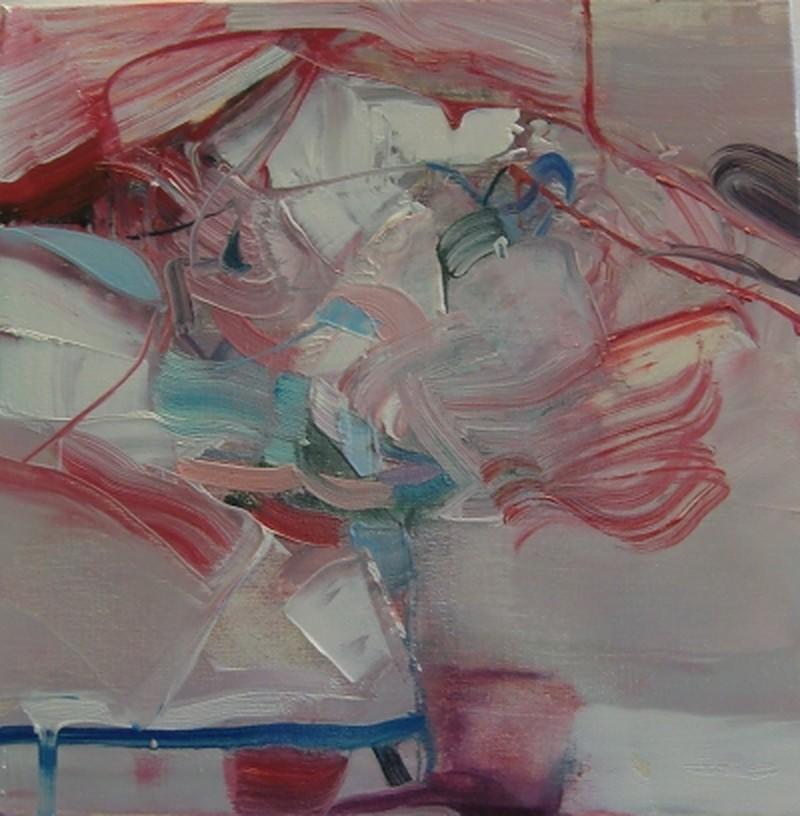 Figurative Painting di Robert Jessup - Testa, Donna 12-27