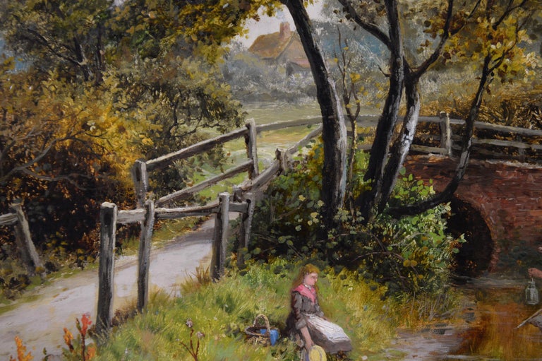 Robert John Hammond 19th Century landscape oil painting