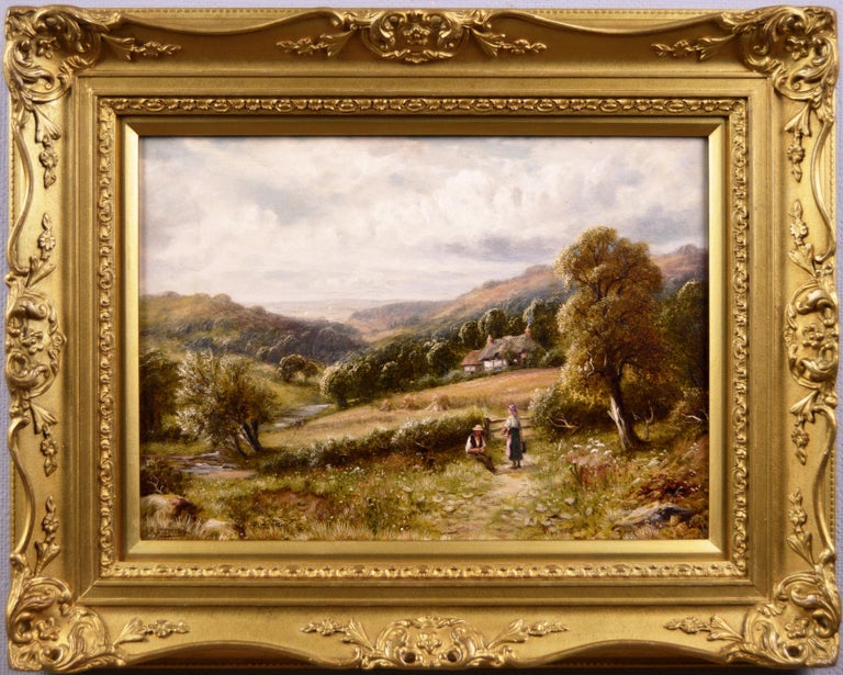 figures in a landscape painting