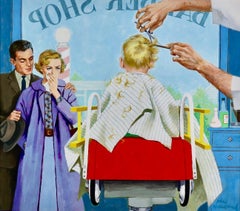 First Haircut, Cover Illustration, American Weekly Magazine, 1959