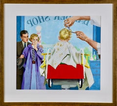 Première coupe de cheveux, illustration de couverture, American Weekly Magazine, 1959