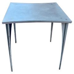 Robert Josten Industrial Design Brutalist Small Dining Table California Design