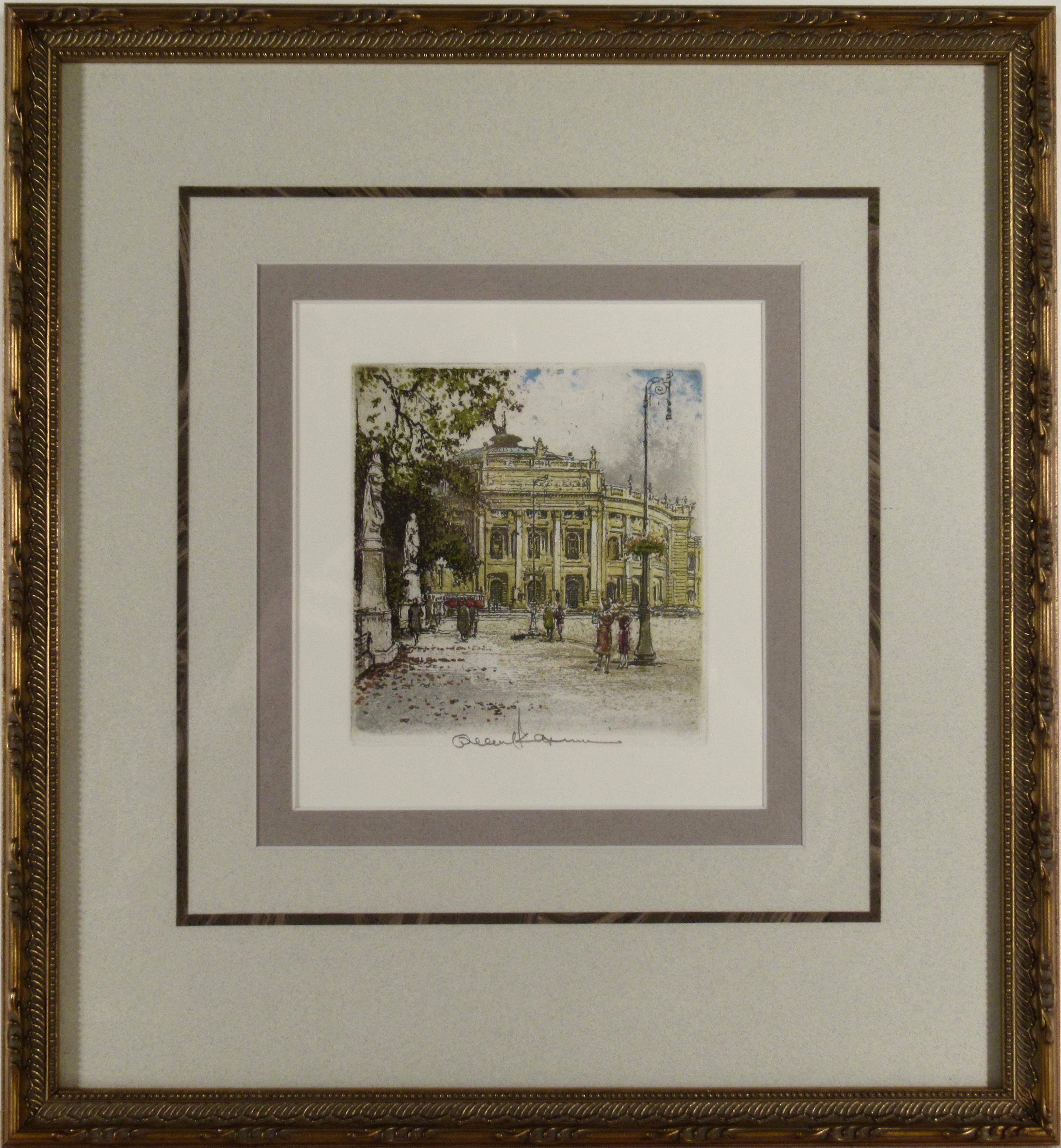 Figurative Print di Robert Kasimir - Teatro Burg