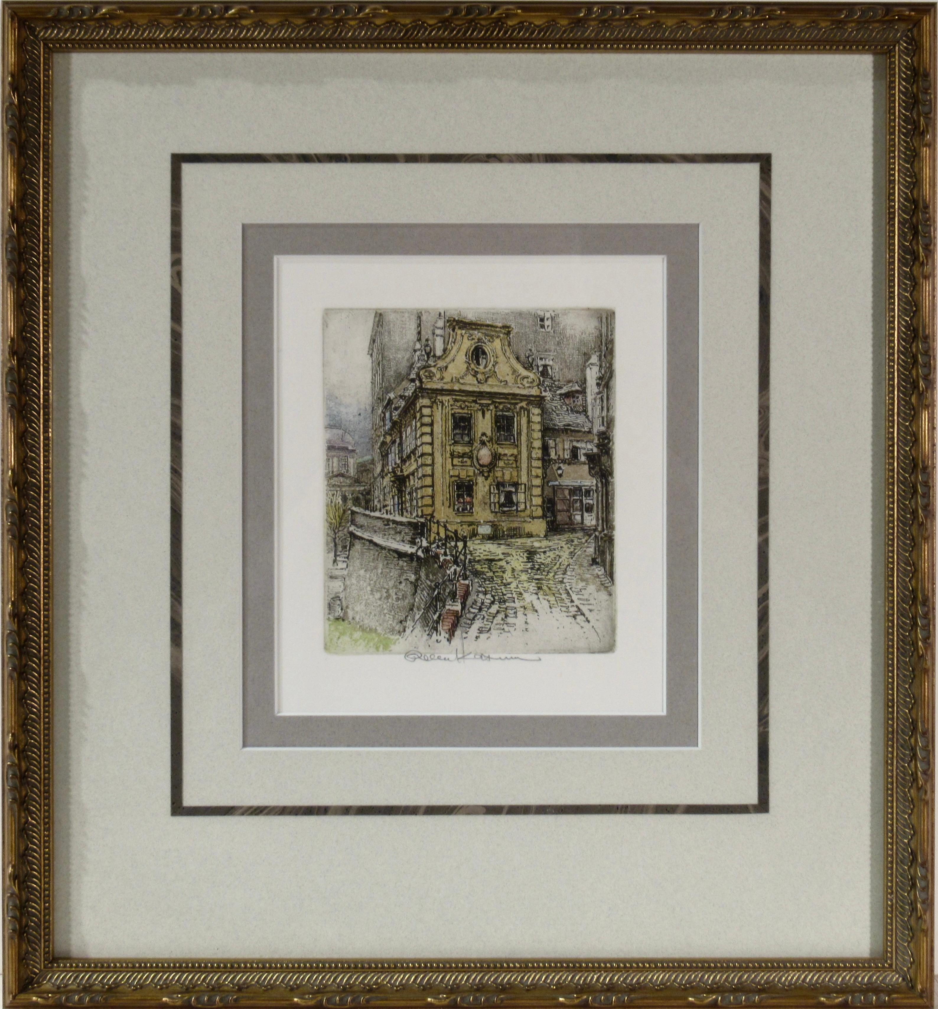 Figurative Print di Robert Kasimir - Casa di Schubert, Vienna