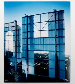 "Alien Signs at the Hollywood Sign, " Photography signed by Robert Kawika Sheer