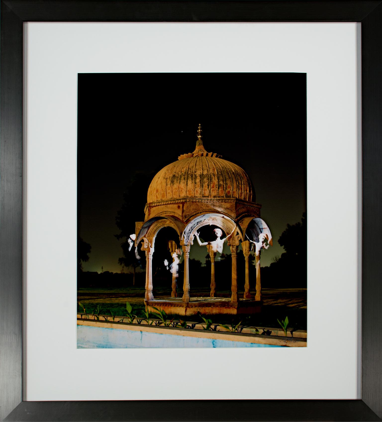 India Spirtual Dark Religious Supernatural Performance Photograph Outdoor Signed For Sale 4