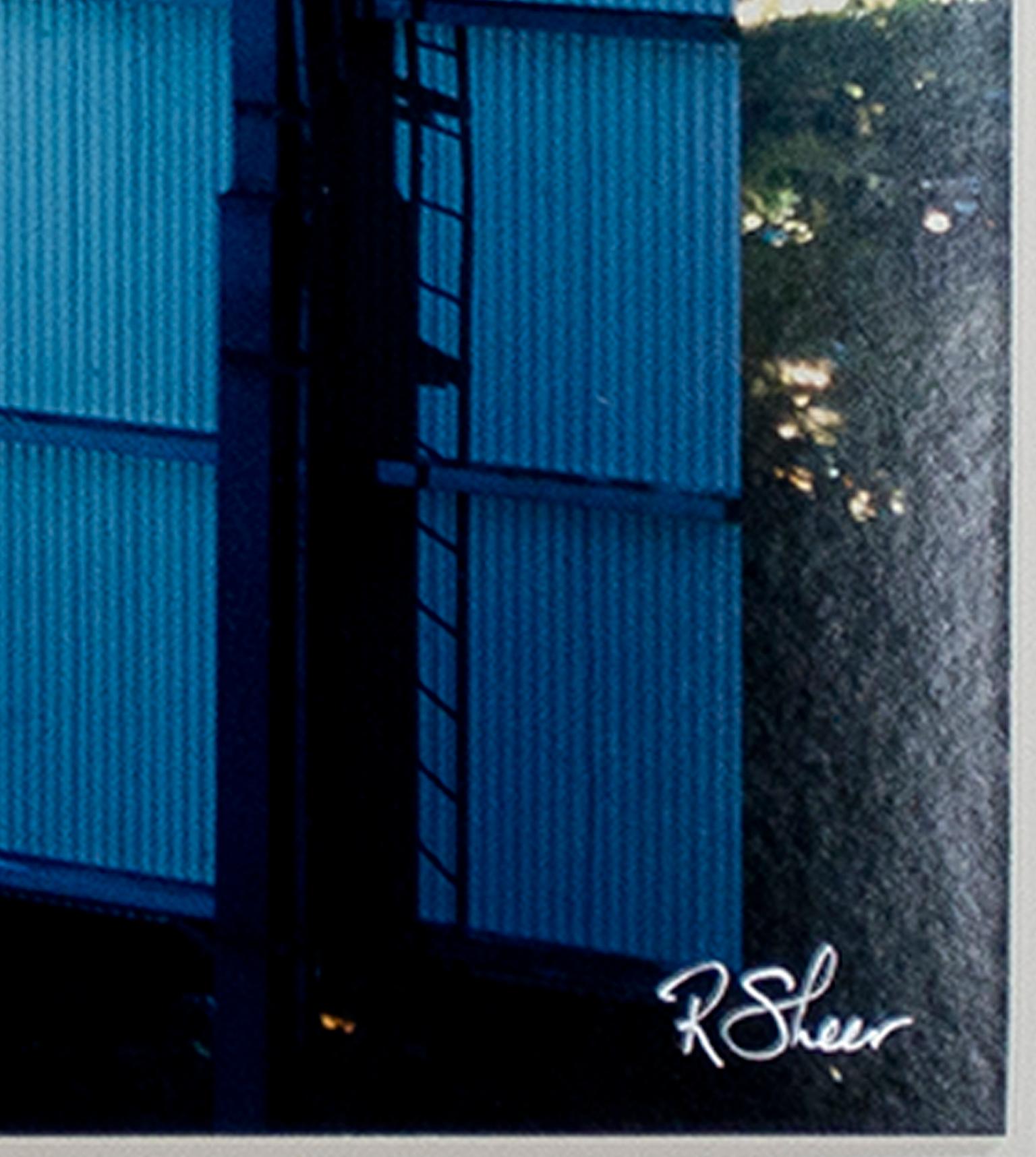 Landscape Photograph Contemporary Modern Performance Art Travel Galaxy Signed - Blue Figurative Photograph by Robert Kawika Sheer