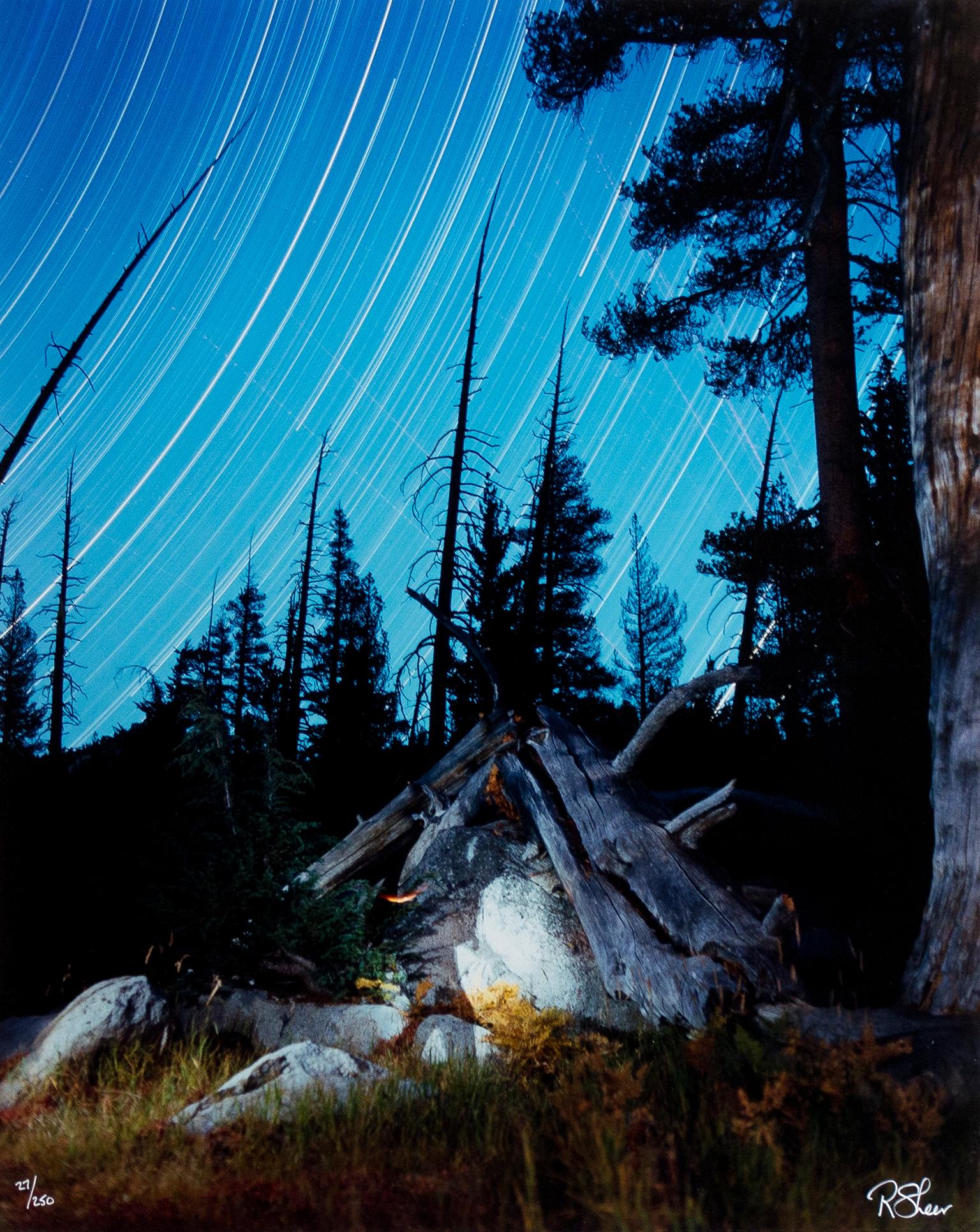 "The Spirit of John Muir with Start Trails, Yosemite, " Photograph by R.K. Sheer