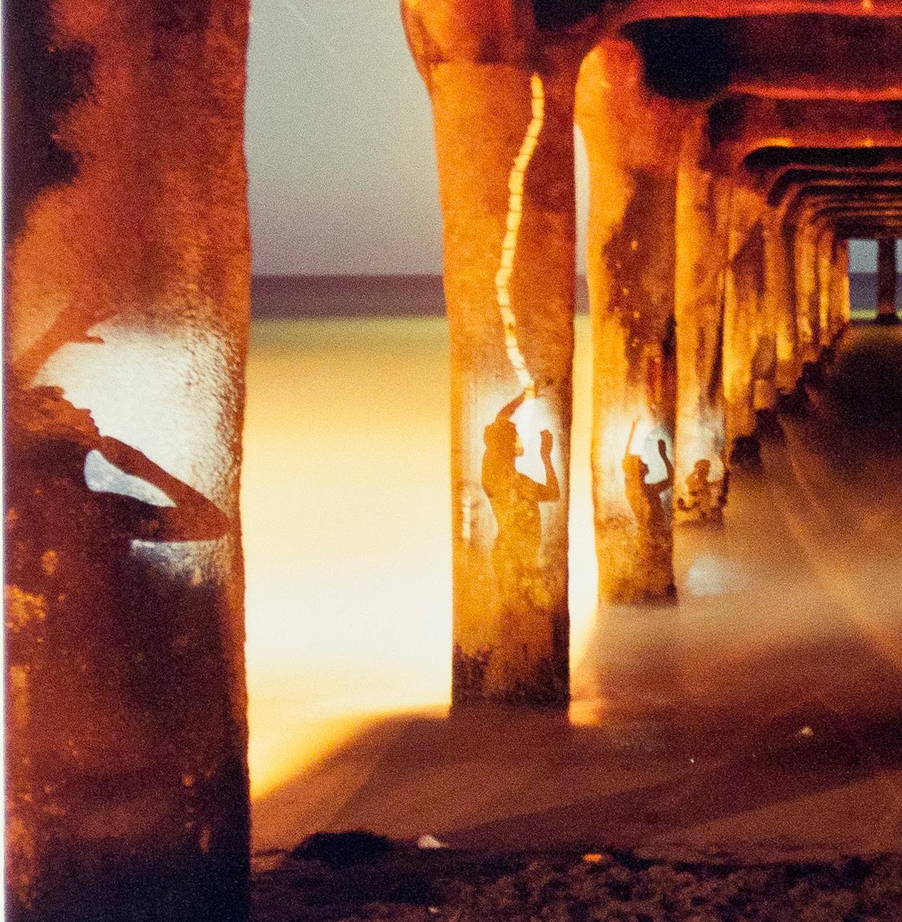 'Under the Manhattan Beach Pier No. 2' photograph signed by Robert Kawika Sheer 1