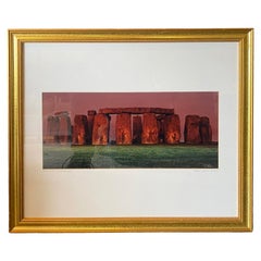 Robert Kawika Sheer signiert gerahmte Farbfotografie The Spirits of Stonehenge