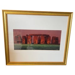 Robert Kawika Sheer Signed Framed Color Photograph The Spirits of Stonehenge
