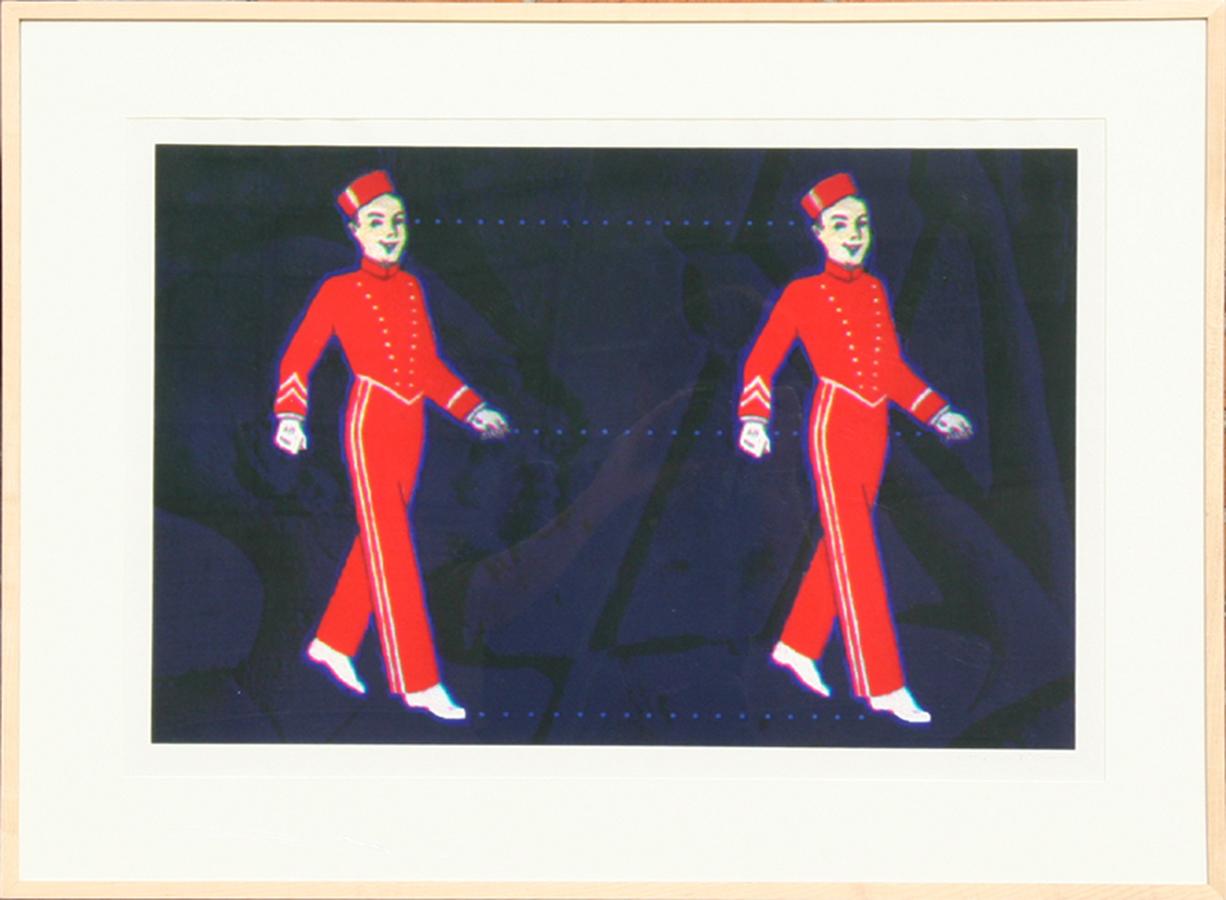 Figurative Print Robert Kellerman  - Deux Bellhops, impression pigmentaire d'art pop art de Robert Kellerman