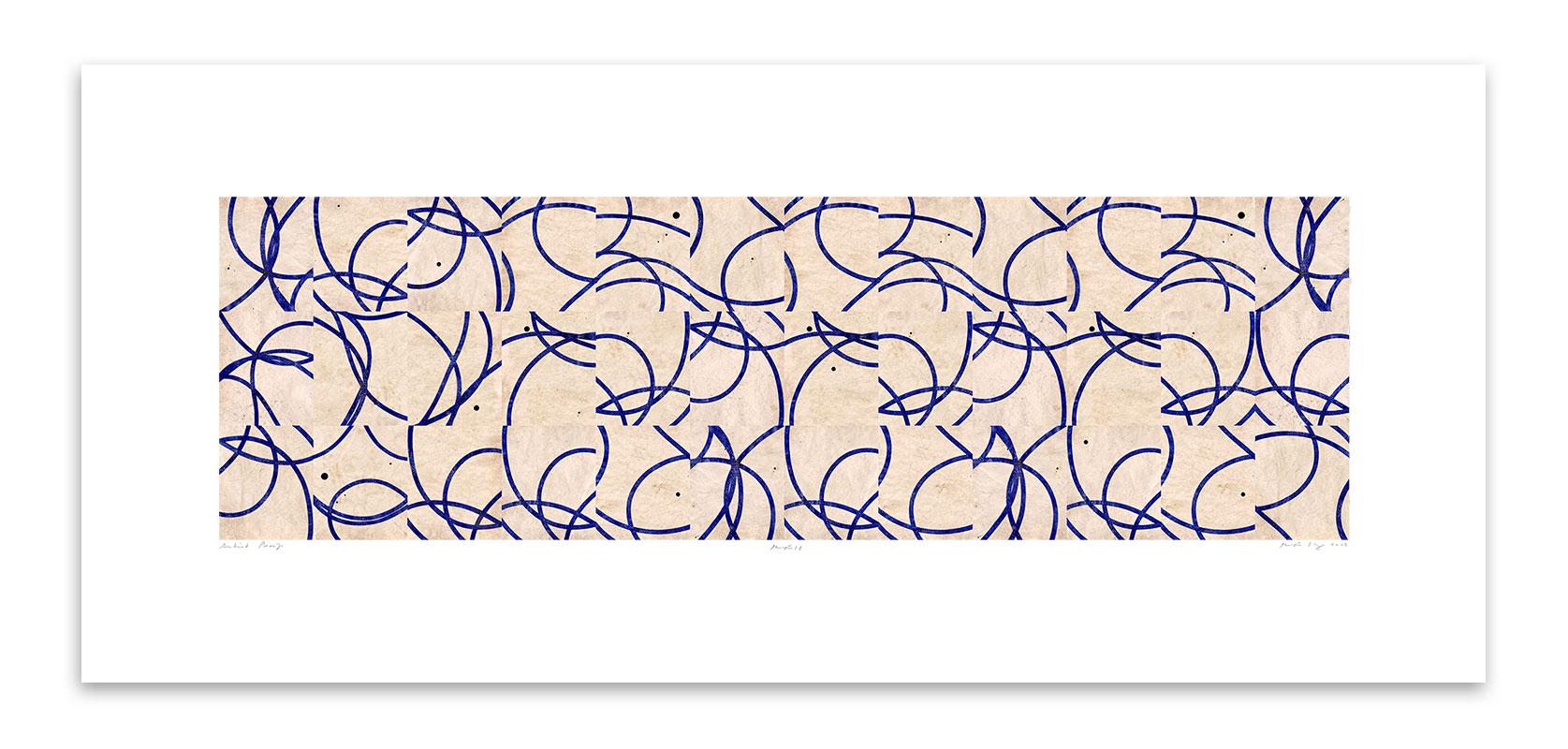 Robert Kelly Abstract Print - Chords XIV