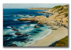 "Pacific Horizon" Signed Ocean Landscape by Robert Kenneth White, Oil on Canvas