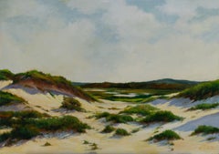 Robert The K.K. Whiting "Dunes at Midday" California Sand Dunes, 2021, huile sur toile