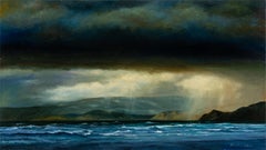 Robert K. White "The Sea Remembers the Sky" Oil on Canvas, Atmospheric Seascape