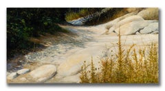 Robert K. White "Trail Side - Laguna Hills" 4.5-Foot Landscape, Oil on Canvas