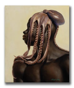 Robert White "Modern Mythology" 2021 Oil with Anatomical Realism & Surreal Edge