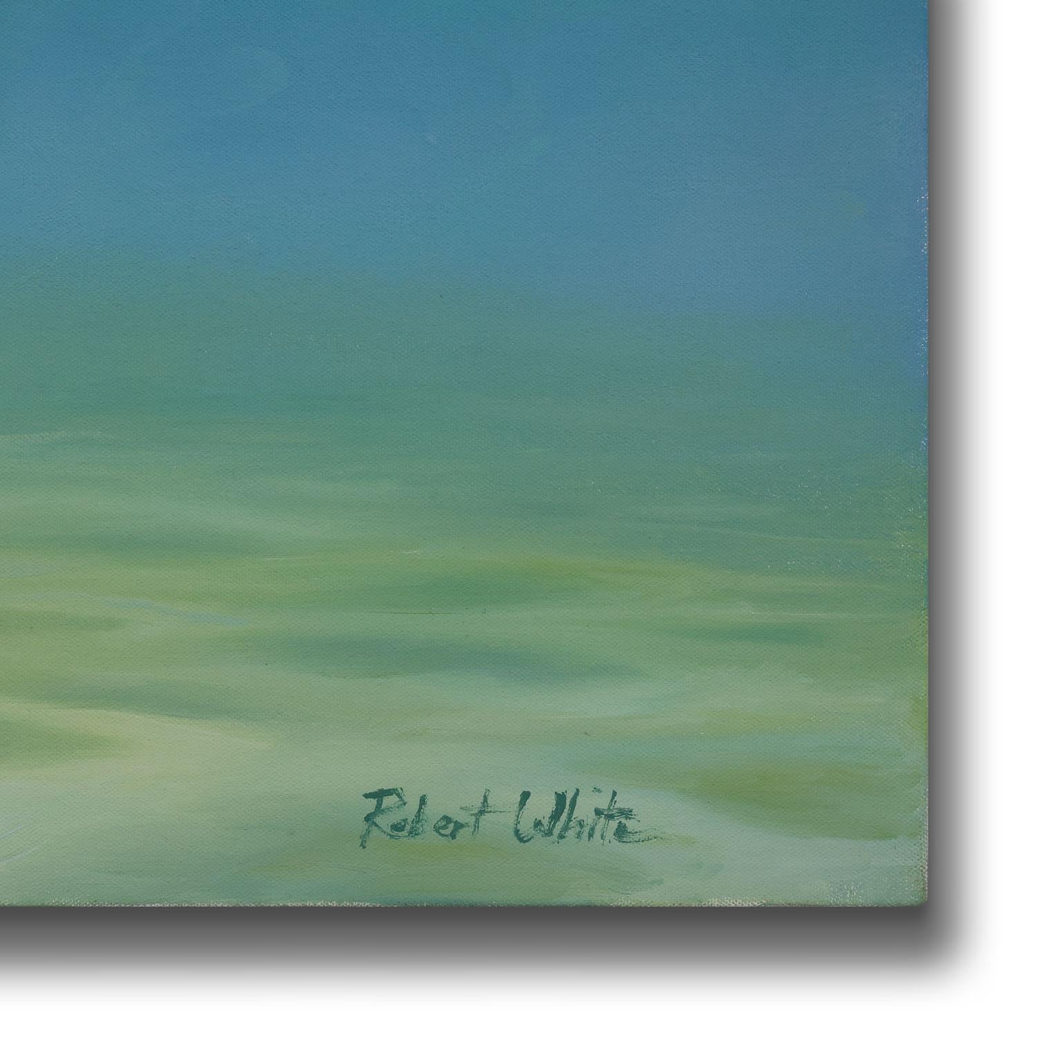 „Beach Bunnies II“ Große Orig. Ölgemälde von Robert White, rahmenlose Ausstellung im Angebot 1