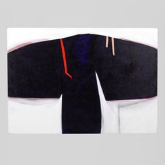 Large Robert Kiley Abstract Painting, 78"w