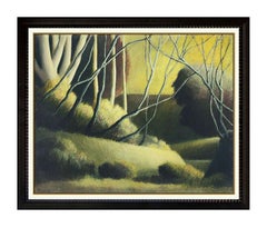Robert Kipniss Large Original Oil Painting On Canvas Tree Landscape Signed Art