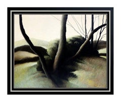 Robert Kipniss Original Landscape Painting Oil On Canvas Large Signed Artwork