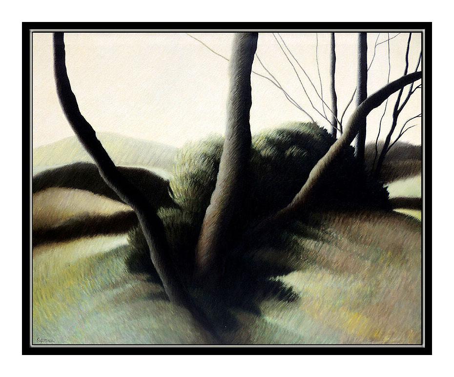 Robert Kipniss Original Landscape Painting Oil On Canvas Large Signed Artwork For Sale 2