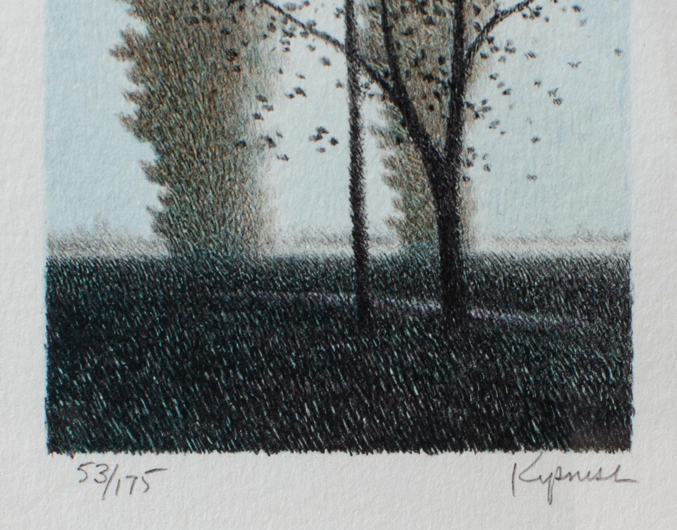 2 splendide litografie di Robert Kipniss intitolate 
