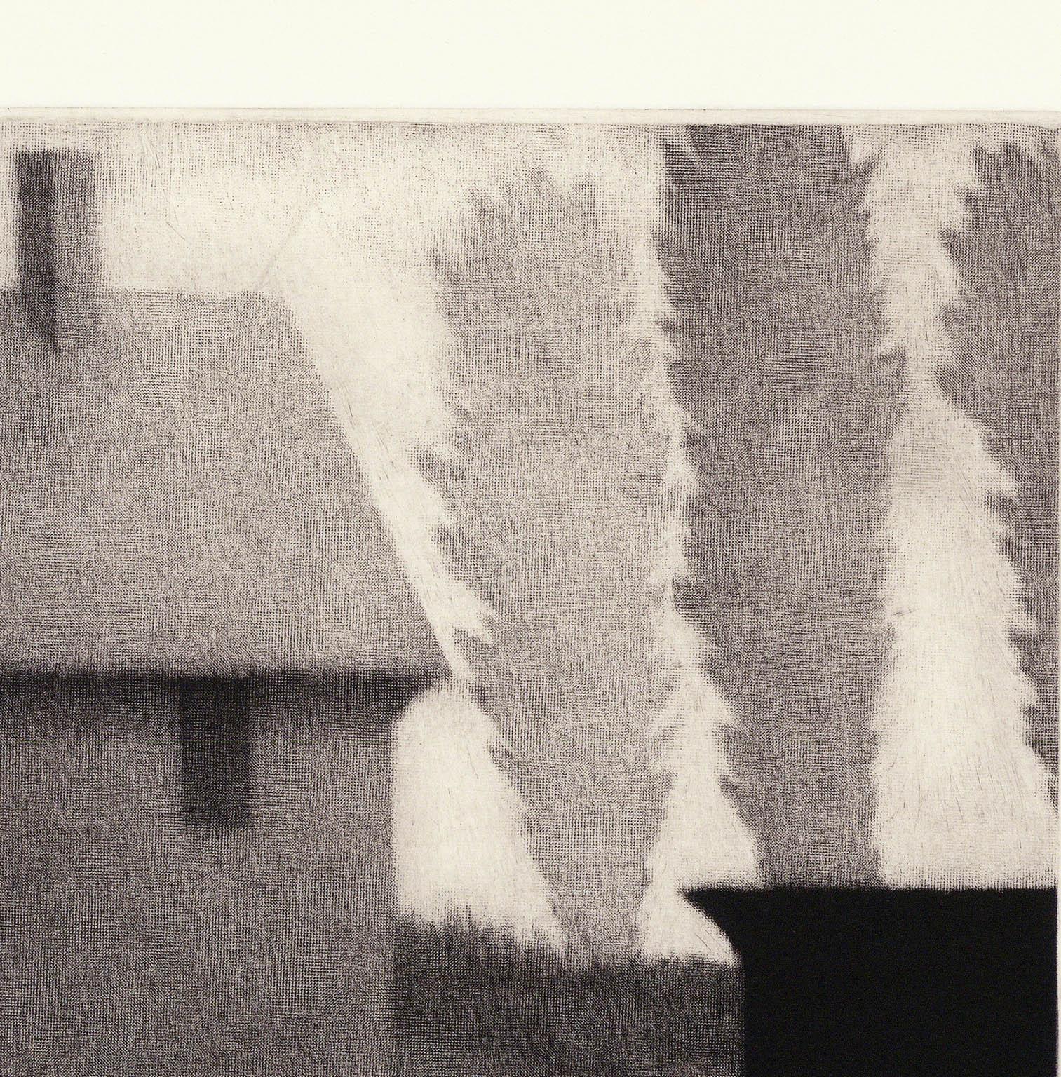 Chair & rooftoop - Modern Print by Robert Kipniss