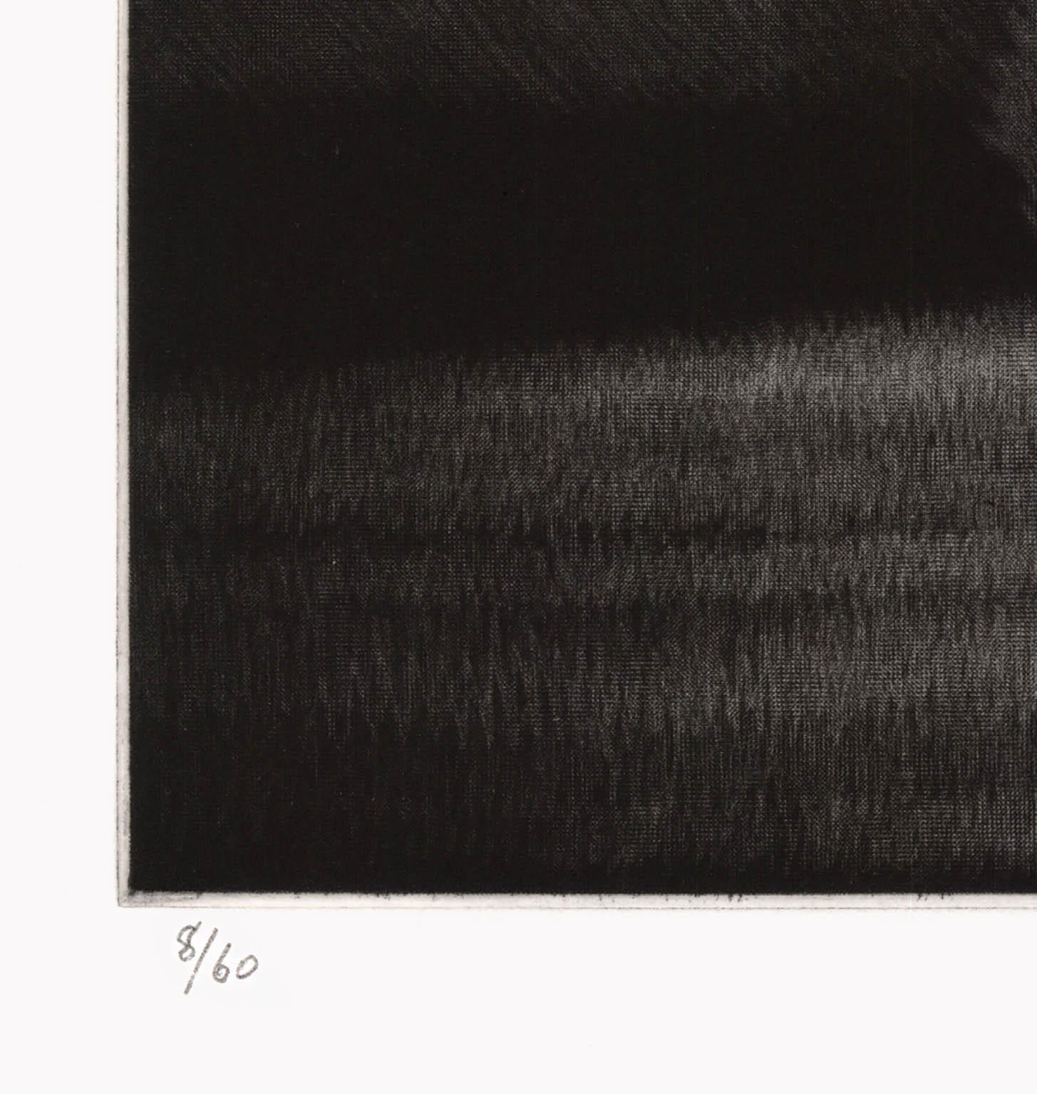 Abend II (Schwarz), Landscape Print, von Robert Kipniss