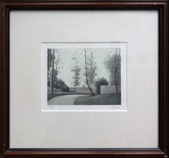 Evening Walk, Modern Lithograph by Robert Kipniss