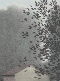 Facades, Modern Lithograph by Robert Kipniss