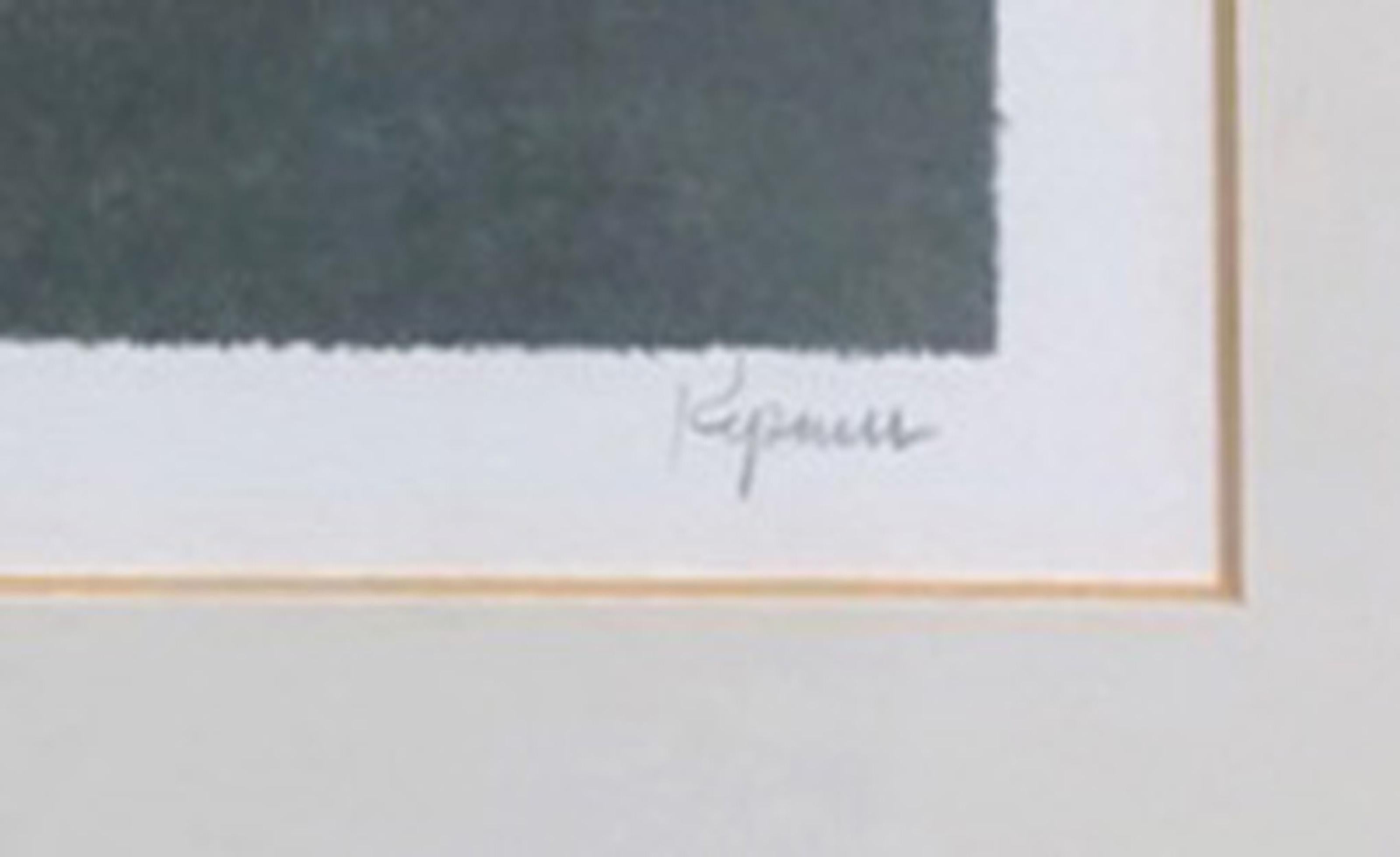 Primeras sombras, litografía moderna de Robert Kipniss en venta 3