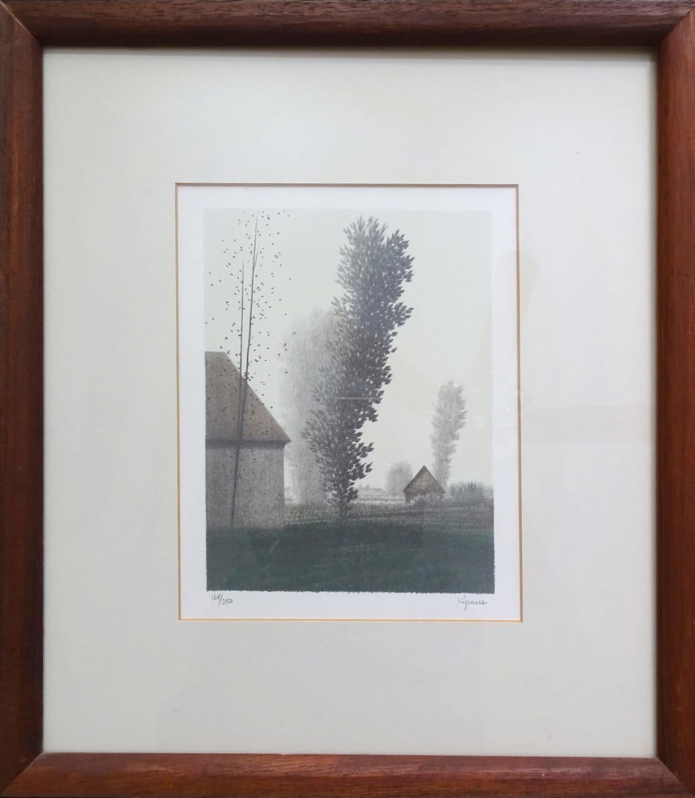 Primeras sombras
Robert Kipniss, estadounidense (1931)
Fecha: hacia 1980
Litografía, firmada y numerada a lápiz
Edición de 164/250
Tamaño: 20,32 x 15,24 cm (8 x 6 pulg.)
Tamaño del marco: 16,25 x 14,25 pulgadas