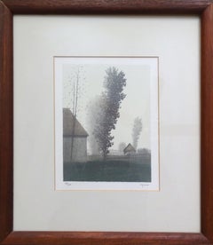 Primeras sombras, litografía moderna de Robert Kipniss