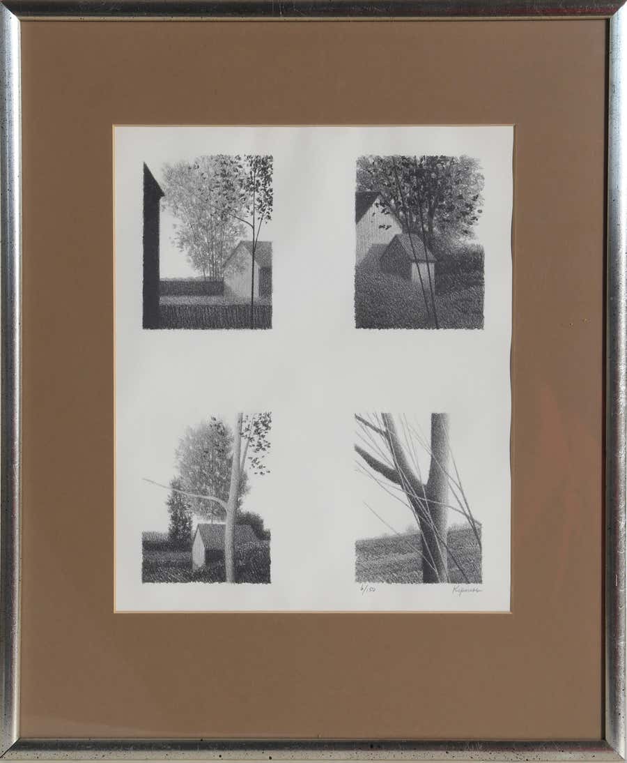 Four in One, Modern Lithograph by Robert Kipniss