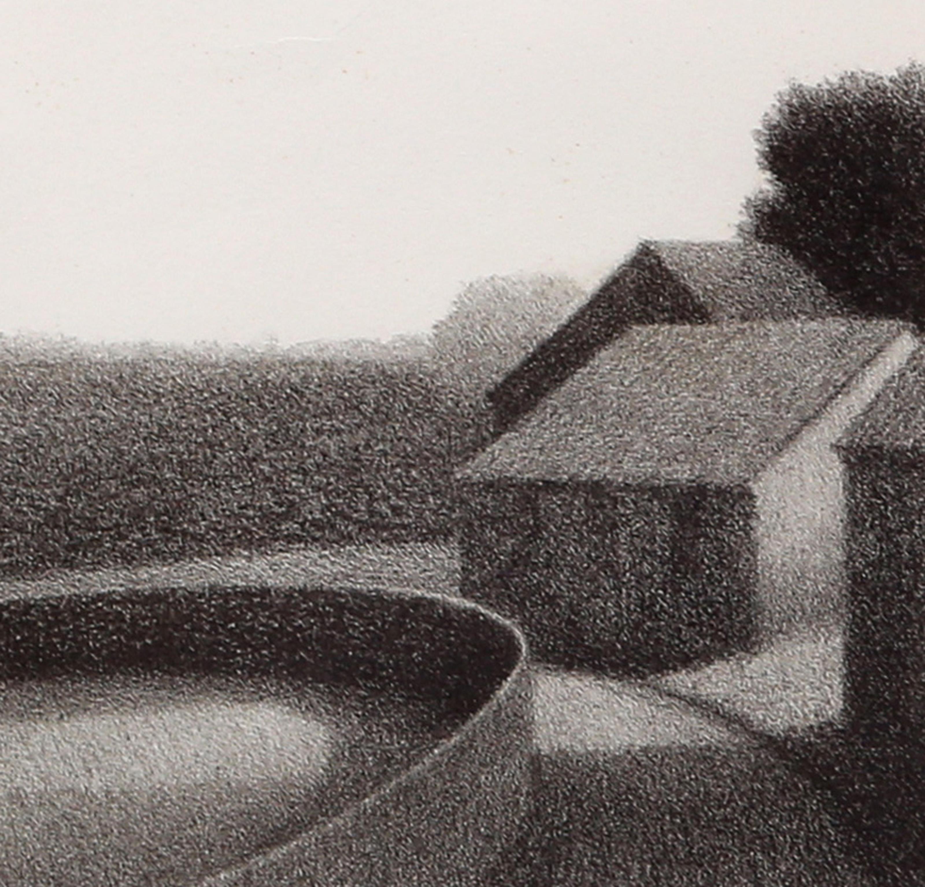 Vista matinal III, litografía moderna de Robert Kipniss en venta 2